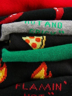 Lot De 7 Paires De Chaussettes à Motifs Variés