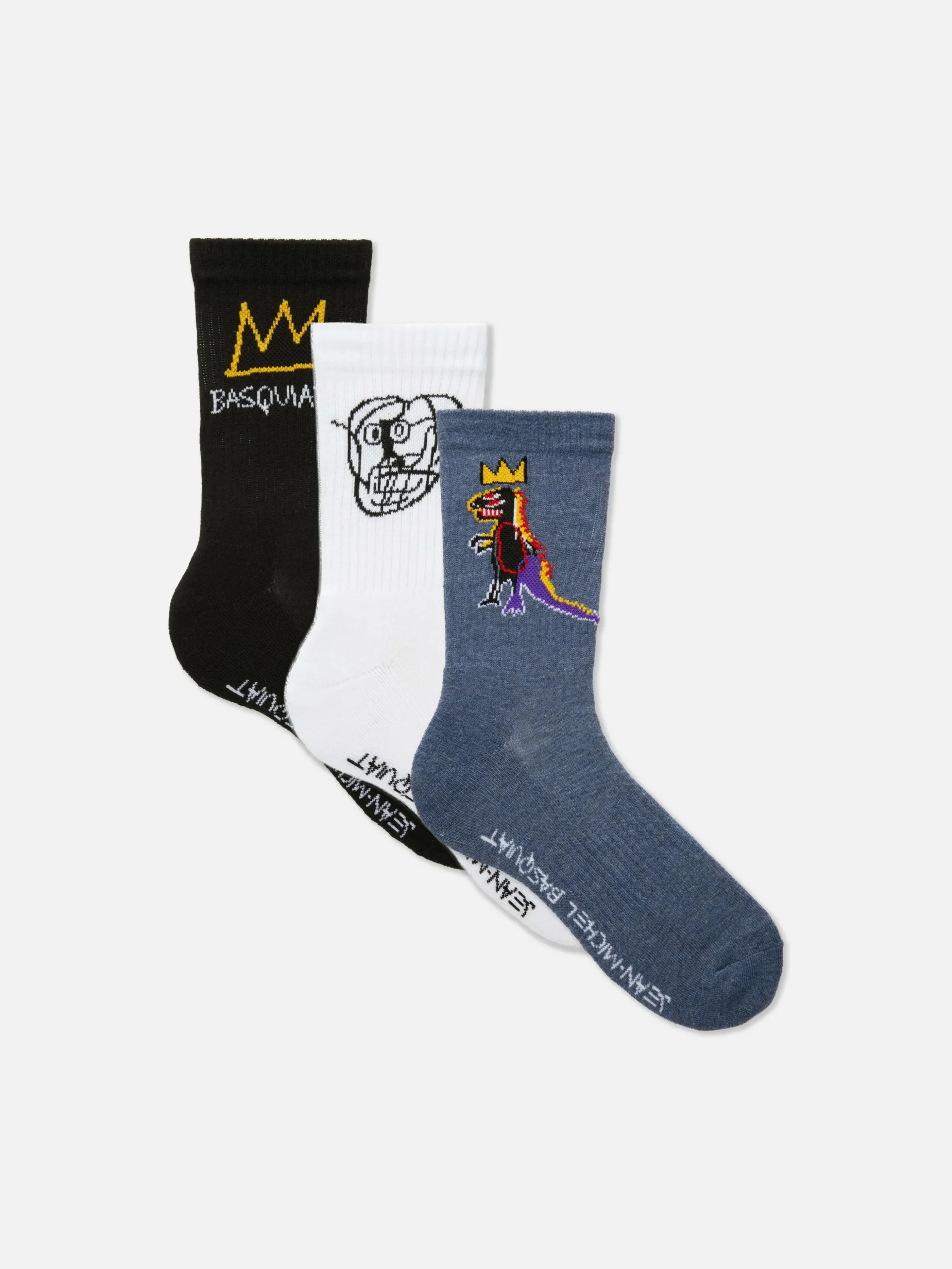 Lot De 3 Paires De Chaussettes Basquiat