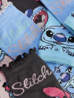 Lot De 4 Paires De Socquettes Disney Stitch