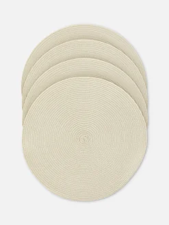 Lot De 4 Sets De Table Tissés