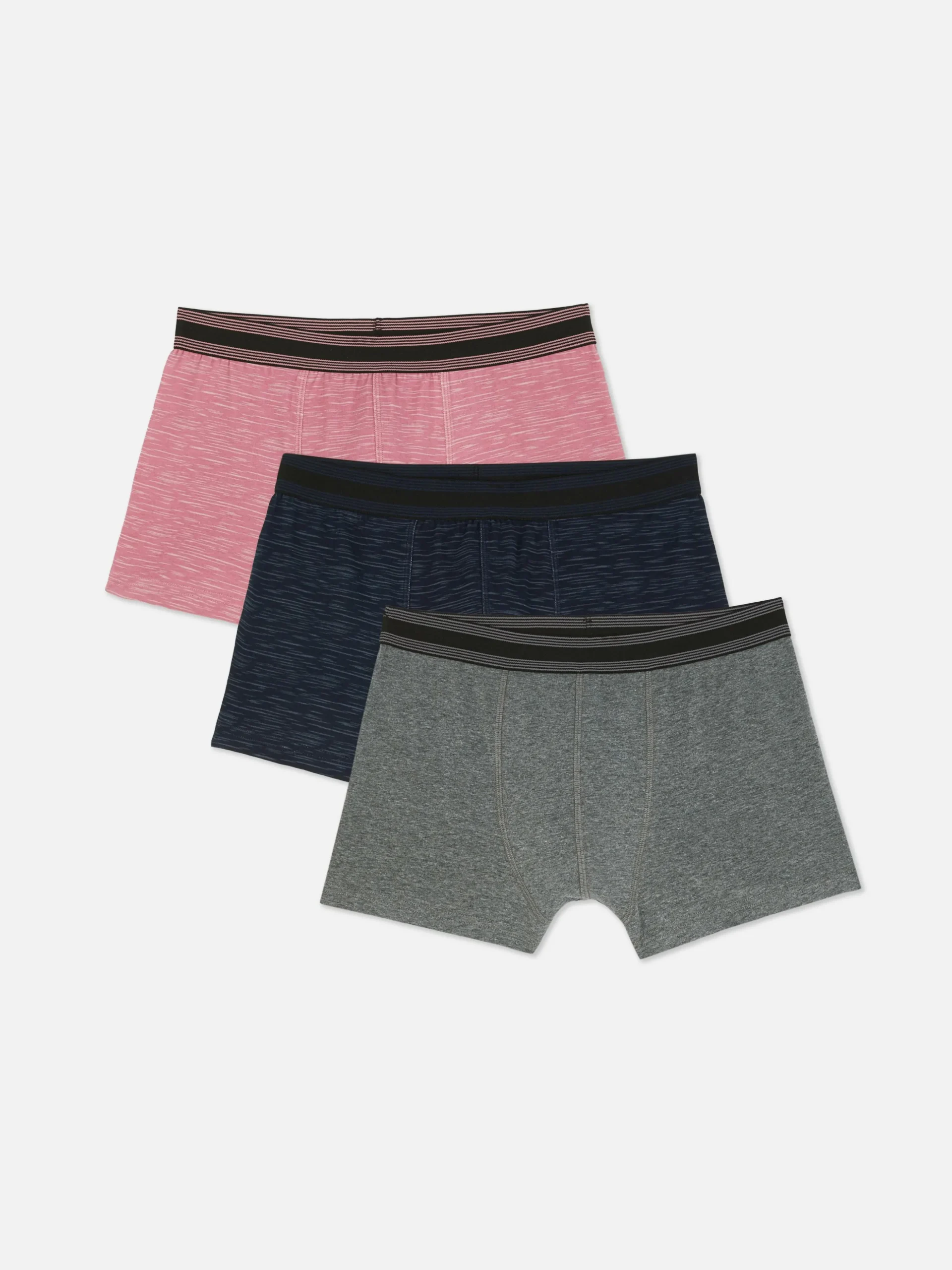 Lot De 3 Shortys Effet Chiné
