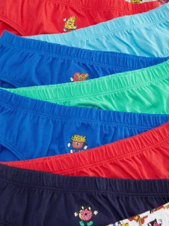 Lot De 10 Slips à Imprimé Nourriture