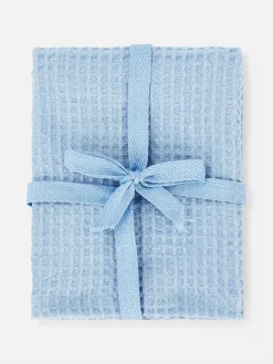 Lot De 4 Torchons Gaufrés