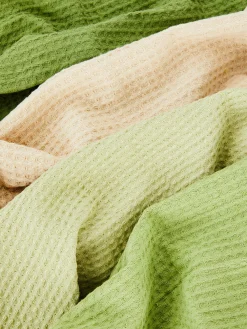 Lot De 4 Torchons Gaufrés