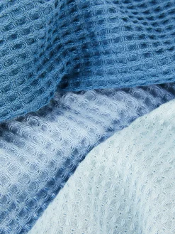 Lot De 3 Torchons Gaufrés