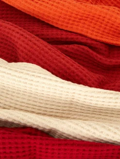 Lot De 4 Torchons Gaufrés