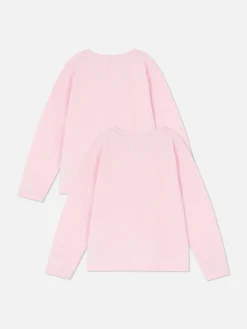 Lot De 2 T-shirts à Manches Longues