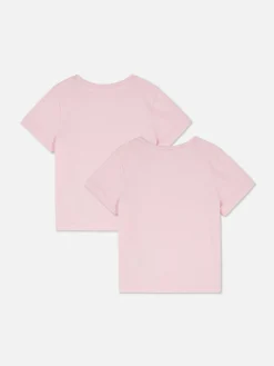 Lot De 2 T-shirts D'école à Manches Courtes