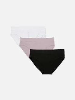 Lot De 3 mini Culottes Taille Large Sans Couture