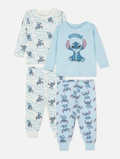 Lot De 2 pyjamas à Manches Longues Disney Lilo & Stitch