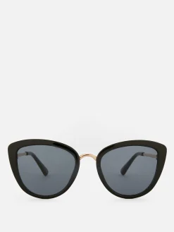 Lunettes De Soleil œil De Chat à Finition Métallisée