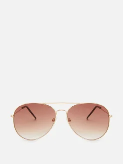 Lunettes De Soleil Rondes Teintées