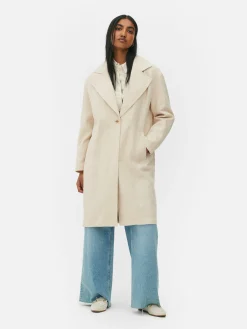 Manteau à Boutonnage Simple