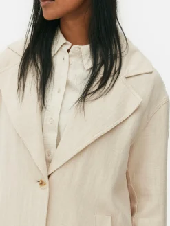 Manteau à Boutonnage Simple