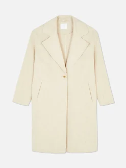 Manteau à Boutonnage Simple