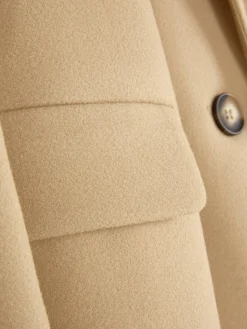 Manteau à Boutonnage Simple Classique