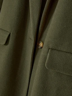Manteau à Boutonnage Simple Classique