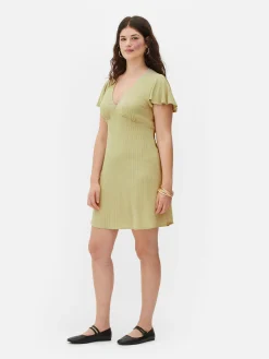 Mini Robe à Manches Courtes