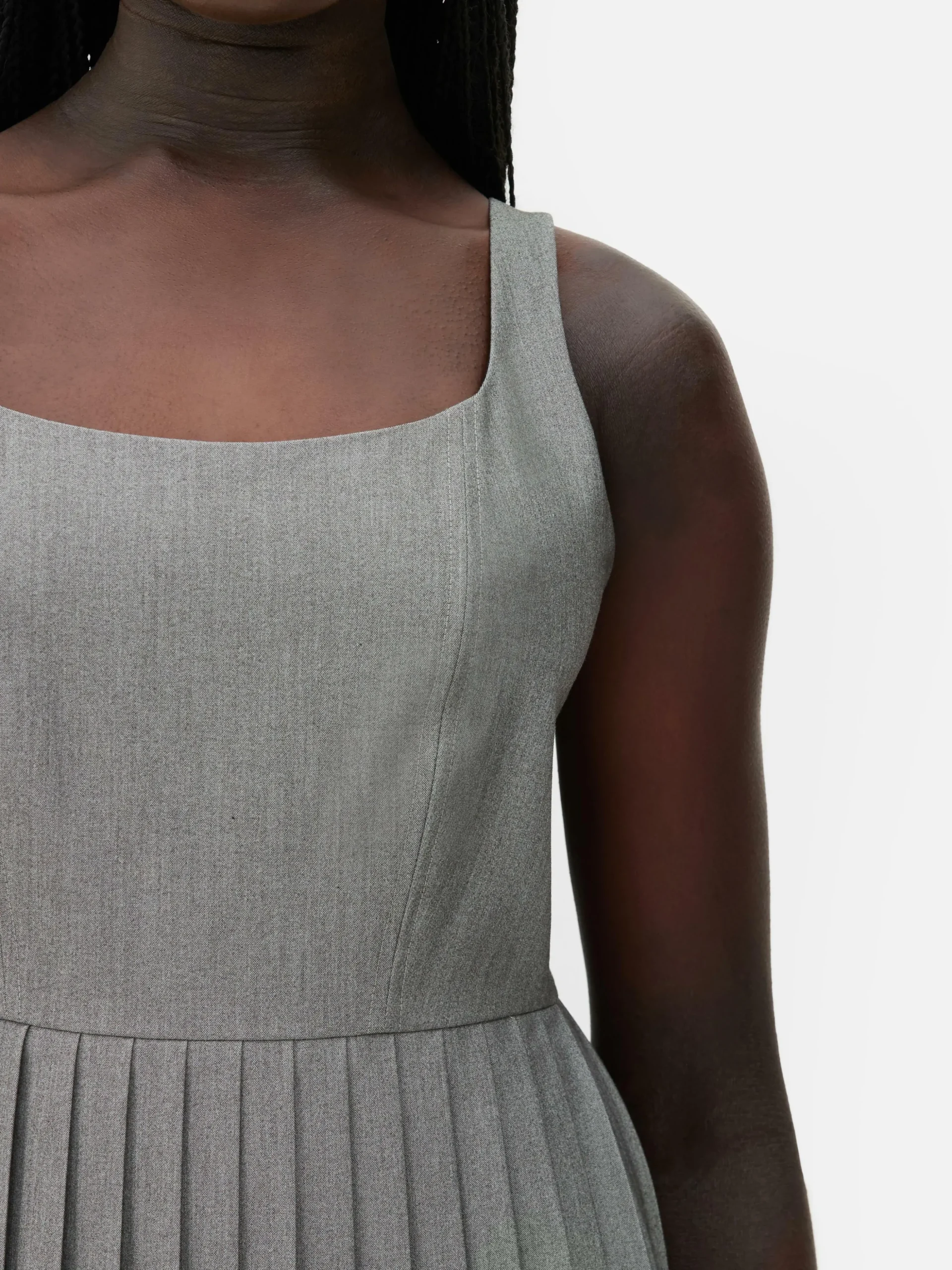 Mini Robe Patineuse Plissée Rita Ora