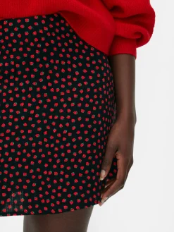 Mini-jupe à Zip Latéral