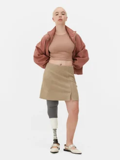 Mini-jupe En Suédine