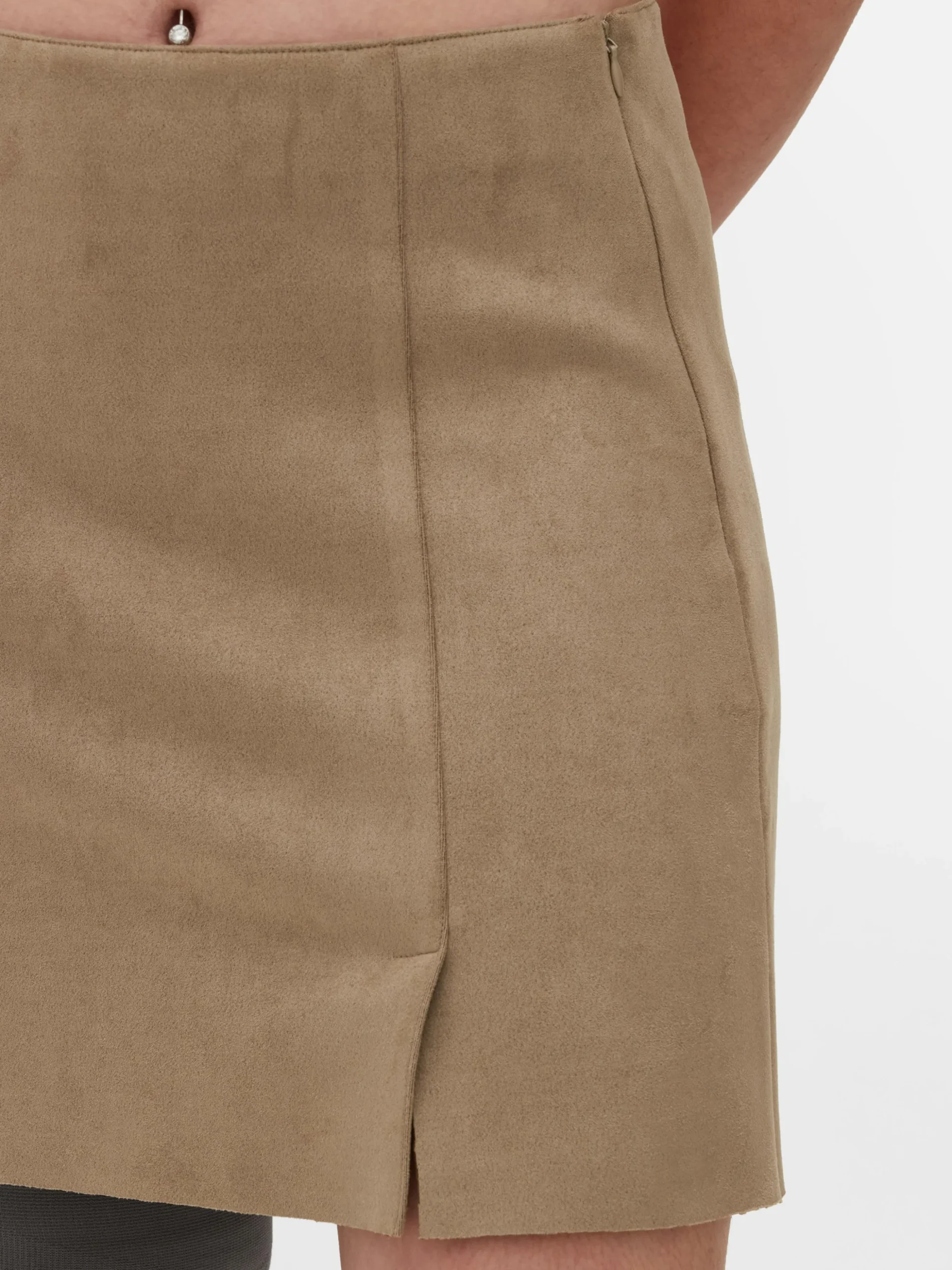 Mini-jupe En Suédine