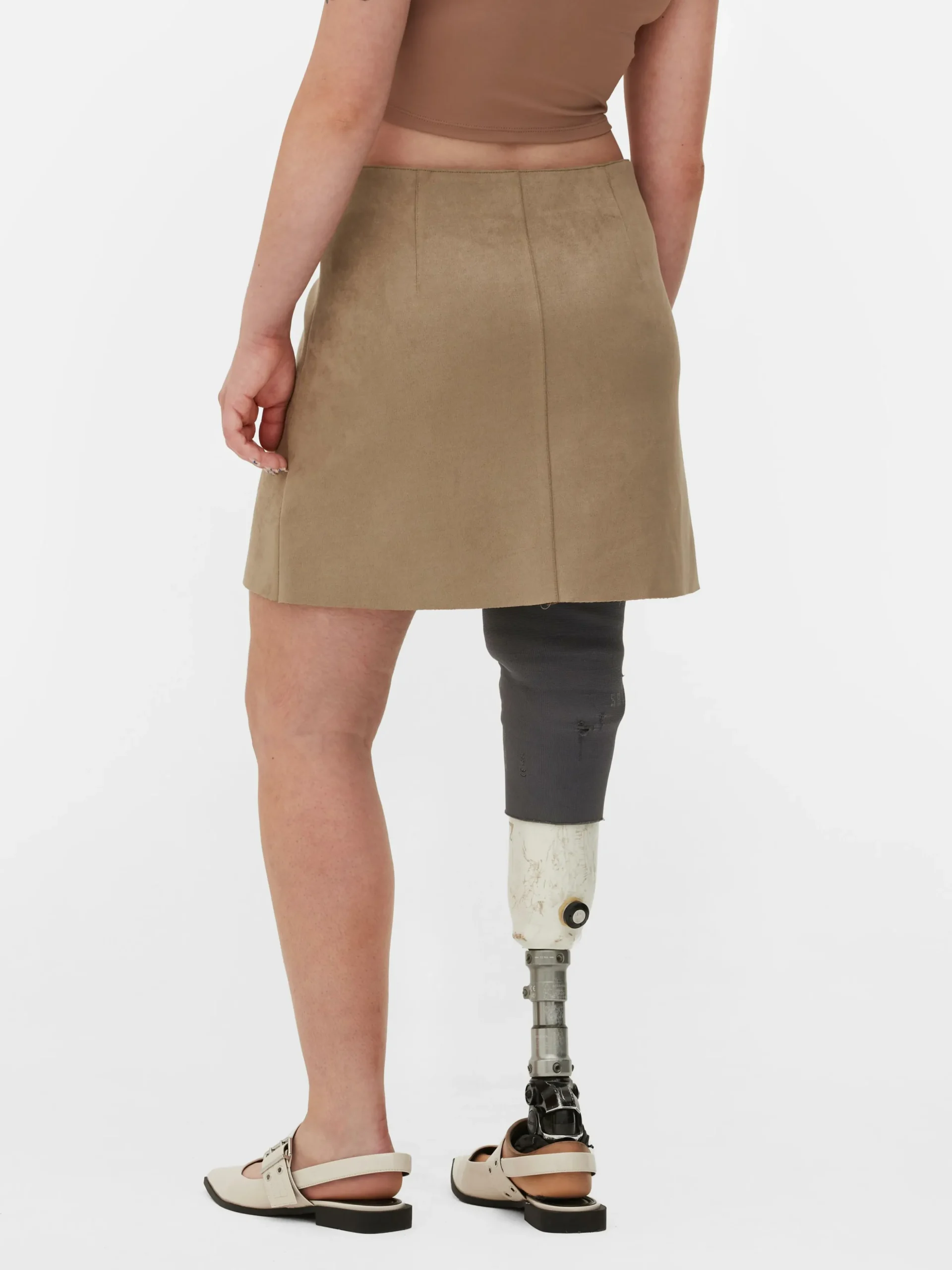 Mini-jupe En Suédine