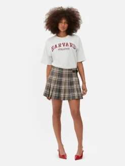 Mini-jupe Plissée à Ceinture