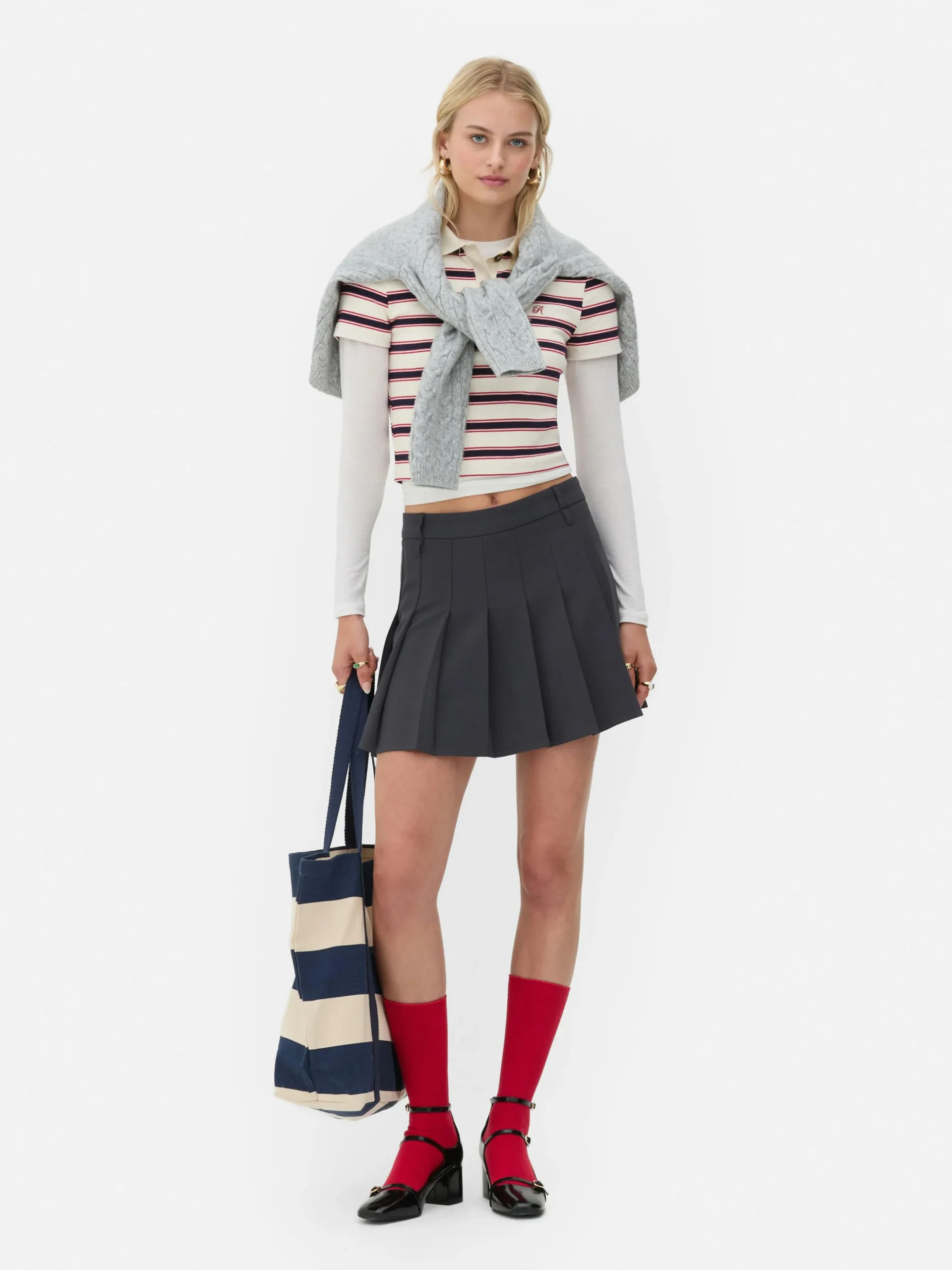 Mini-jupe Plissée Rita Ora