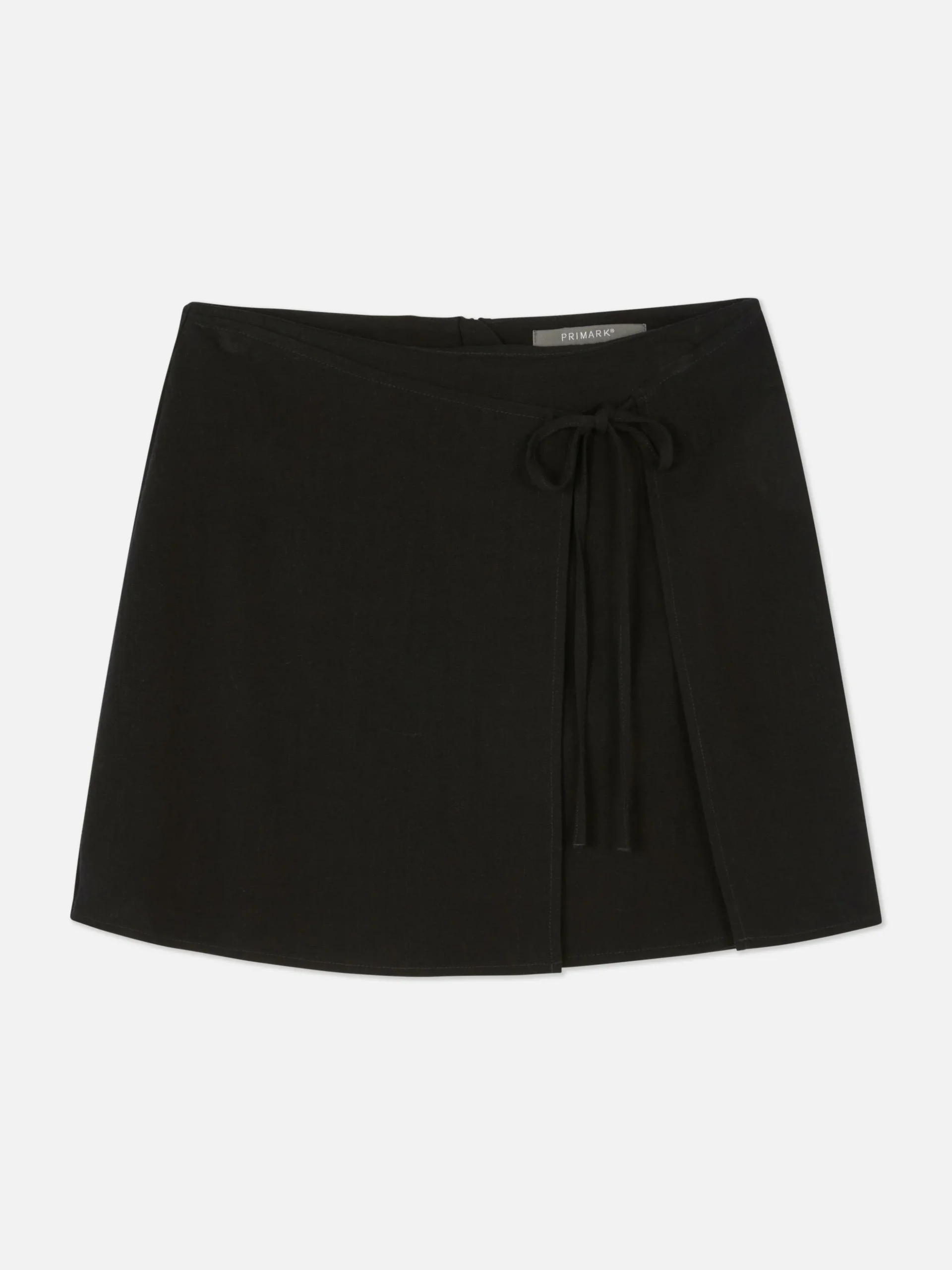 Mini-jupe Portefeuille à Nouer Sur Le Devant