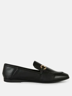 Mocassins En Simili Cuir Avec Boucle