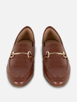 Mocassins En Simili Cuir à Mors