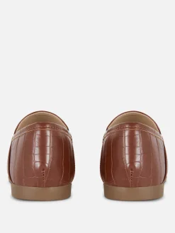 Mocassins En Simili Cuir à Mors