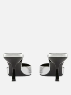 Mules à Talon Et Bout Pointu