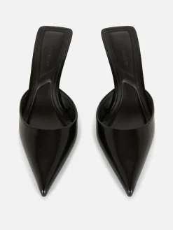 Mules Pointues à Petits Talons