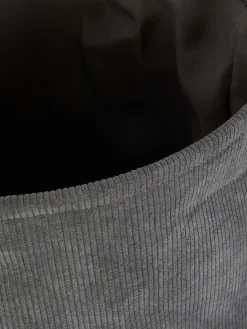 Panier à Linge En Velours Côtelé