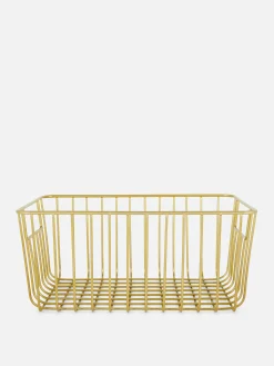 Panier De Rangement En Fil Métallisé