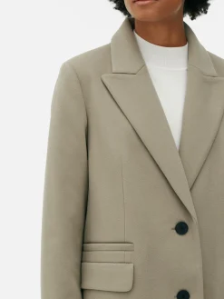 Pardessus à Boutonnage Simple