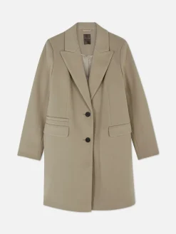 Pardessus à Boutonnage Simple