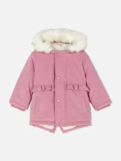 Parka En Fausse Fourrure