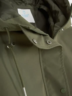 Parka Imperméable à Cordon De Serrage