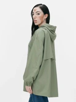 Parka Imperméable Légère à Capuche