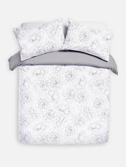 Parure De Lit King Size Texturée à Motif Floral