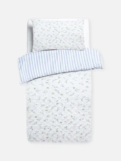 Parure De Lit Simple En Pinsonic à Petites Fleurs