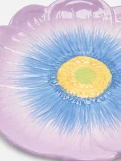 Petite Assiette Texturée En Forme De Fleur