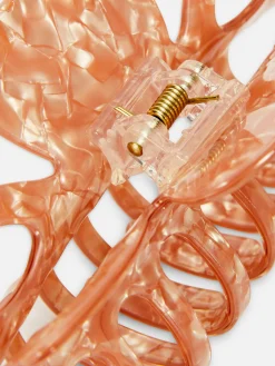 Pince à Cheveux Extra Large En Résine