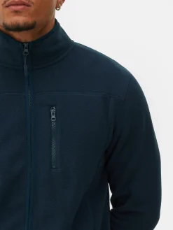 Polaire Zippée à Col Cheminée