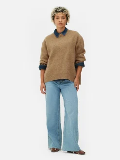 Pull à Col Ras-du-cou Oversize