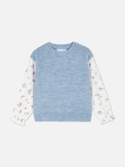 Pull à Manches Contrastées