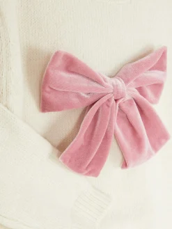 Pull à Nœud En Velours